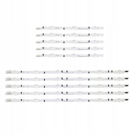 Listwy LED Podświetlenie do TV Samsung UE40H6400 UE40H5000 UE40H6200 UE40J5100 UE40H550 + klej