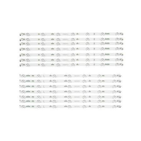 Listwy Led do TV Philips 55PUS6561 55PUH6101 55PUS6501 55PUS6101 55PUS6581 55PFF5701 + klej montażowy