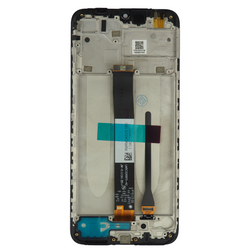 Xiaomi Redmi 9A / 9AT wyświetlacz LCD + digitizer dotyk szybka - czarny z ramką - oryginał