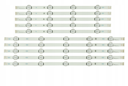 Listwy podświetlenie Led LG 50LB580V 50LF5610 50LF652V 50LF5800 + klej