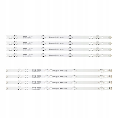 Listwy Podświetlenie LED do TV LG 49UH603V 49UH603VZE 49UH620V 49UH6107 49UH6507 49UH610V +klej