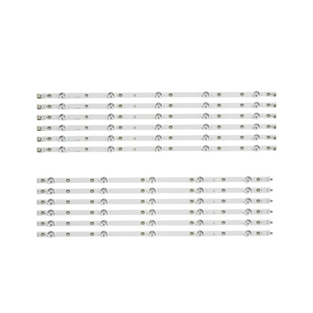Listwy Led do TV Philips 55PUS7303 55PUS6703 55PUS6162 55PUS6262 55PUS6412 + klej montażowy